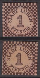 Люббен 1 пфенниг 1920 DeNG 6 L70.5 бумага UNC (пресс) 8592-6-2-2