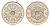 Дания 2 кроны 1998 Маргрете II (1972-2024) KM 874 медно-никель UNC 176-547