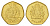 Малави 50 тамбал 2004 год-тип KM 66 сталь плакированная латунью UNC 4585-857