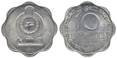 Шри-Ланка 10 центов 1978 KM 140 a алюминий 4118-412