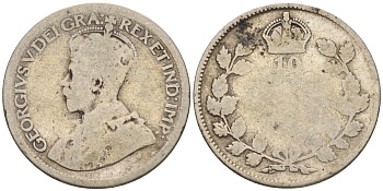 Канада 10 центов ND Георг V (1910-1936) KM 23 серебро    4147-337