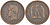 ФРАНЦИЯ 10 САНТИМОВ 1854 A, НАПОЛЕОН III (1852-1870) KM 771.1, LE FRANC 133.10 бронза 38-932