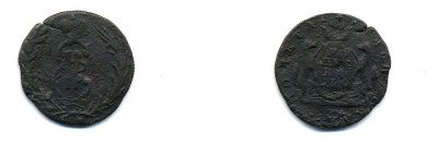 СИБИРЬ 1 КОПЕЙКА 1769 КМ СУЗУНСКИЙ МОНДВОР КОЛЫВАНОВСКАЯ МЕДЬ Биткин 1138 медь 6-1734