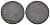 Великобритания 1/2 пенни 1770-1775 Георг III (1760-1820) KM 601, Spink 3774 медь 4707-913
