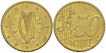 Ирландия 50 евроцентов 2002 KM 49 нордик 4538-746