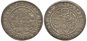 Саксония 1/24 талера 1624 SWAN, Иоганн Георг I (1615-1656) KM 71 серебро    413-5525