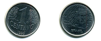 БРАЗИЛИЯ 1 СЕНТАВО 1995 29-521