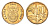 ЮАР 10 центов 2001 герб, цветок алоэ KM 224 сталь плакированная бронзой UNC 4694-812