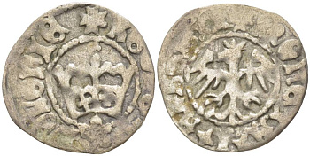 Польша, Свидница 1/2 гроша (полугрош) 1526 Людовик (Лайош) II Ягеллона (1506-1526), король Венгрии и Чехии серебро 1517-1313