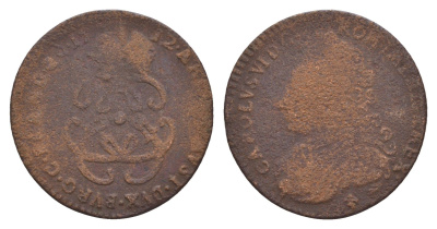 Испанские Нидерланды 1 лиард 1712 KM 20 медь 4657-843