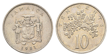 Ямайка 10 центов 1981 KM 47 медно-никель 4663-933
