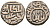Индия 2 гани 1266-1287 AD Делийский Султанат, Ghiyath al-Din Balban биллон 192-719