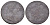 Великобритания 1/2 пенни 1770-1775 Георг III (1760-1820) KM 601, Spink 3774 медь 4707-855