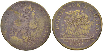 Франция жетон ND DOMOS NON AD OTIA, AEDIFICATIO REGIA  латунь    210-133