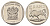 ЮАР 5 рандов 2000 старый тип KM 166 медь плакированная никелем 4693-344