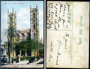 Германия private post card - приватная почтовая карточка Нотр-Дам де Пари 2193-81