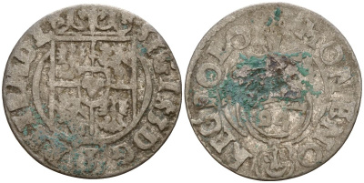 Польша 3 полкера (3 полторака - 1 крейцер) ND (1620-1627) Сигизмунд III Ваза (1587-1632) KM 41 серебро 4158-814