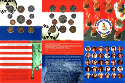 Бельгия набор из 10 монет (50 сантимов; 1, 5, 20 и 50 франков) 1994 в оригинальном буклете KM MS7 (148, 149.1, 187, 188, 189, 190, 191, 192, 193 и 194) BU 8-2-05-72