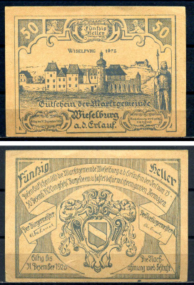 Визельбург (Австрия) 50 геллеров 1920 Jaksc/Pick?JPR1231b-50 бумага aUNC 7556-24-2-2