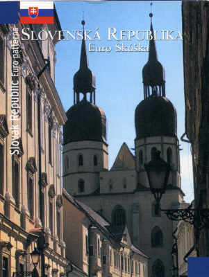 Словакия набор из 8 монет 2004 европробники, в оригинальном картонном буклете 5-6-3-47