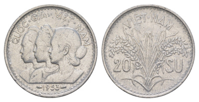 Южный Вьетнам 20 су 1953 KM 2 алюминий 4159-723