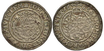 Саксония 1/24 талера 1625 H.I. Иоганн Георг I (1615-1656) KM 71 серебро 413-5715