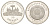 Гаити 50 гурдов 1977 Чемпионат мира по футболу 1978 KM 127 серебро PROOF 1095-2-12