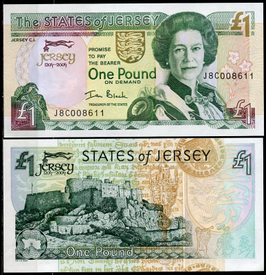 Джерси 1 фунт 2004 Елизавета II (1952-2022), 800 лет Джерси (1204-2004) Pick 31 a  бумага  UNC (пресс) 450-65-3