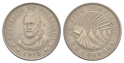 Никарагуа 1 кордоба 1972 KM 26 медно-никель 4641-337