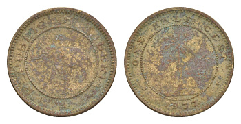 Либерия 1/2 цента 1937 KM 10 латунь 4614-954