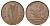 Ирландия 1 пенни 1963 курица с цыплятами KM 11 бронза 4178-1224