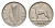 Ирландия 6 пенсов 1940 собака, ирландский волкодав KM 13 никель 73-1518