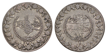 Турция, Османская империя 1 куруш 1809 (1832) AH 1223 KM 597 серебро 1519-214