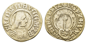 Бранденбург-Пруссия 1/24 талера 1655 Фридрих Вильгельм I (1640-1688) KM 264 серебро 1525-1222