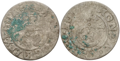 Польша 3 полкера (3 полторака - 1 крейцер) 1622 Сигизмунд III Ваза (1587-1632) Gorecki B.22, KM 41 серебро 4158-856