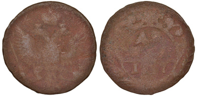 Россия 1 деньга 17XX медь 51-3811