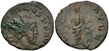 Римская Империя, императоры в Галлии антониниан 271 - 274 Тетрик, IMP TETRICVS P F AVG, бюст императора / LAETITIA AVGG, Летиция, персонификация Веселья RIC 88 биллон 1073-20-46