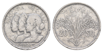 Южный Вьетнам 20 су 1953 KM 2 алюминий 4159-724