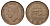 ЮАР 1 пенни 1944 Георг VI (1936-1952) KM 25 бронза 4123-833
