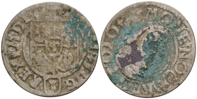 Польша 3 полкера (3 полторака - 1 крейцер) ND (1620-1627) Сигизмунд III Ваза (1587-1632) KM 41 серебро 4158-1037