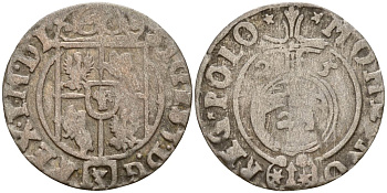 Польша 3 полкера (3 полторака - 1 крейцер) 1625 Сигизмунд III Ваза (1587-1632) Gorecki B.25, KM 41 серебро 4160-212