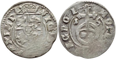 ПОЛЬША 1/24 ТАЛЕРА 1623 СИГИЗМУНД III (1587-1632) KM 15 серебро 3896-824