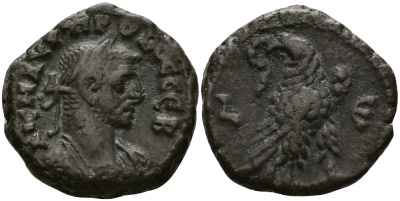Римская Империя, Провинция Египет тетрадрахма 279 - 280 Проб / орел, Александрия Good Very fine Dattari 5553 биллон 1073-9-57