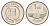 Исландия 1 крона 2011 треска KM 27a сталь плакированная никелем UNC 4691-624