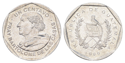 Гватемала 1 сентаво 1999 KM 282 алюминий UNC 4682-1047
