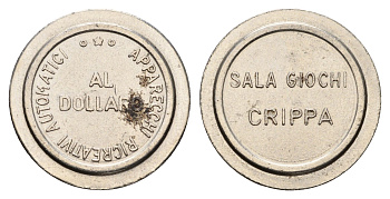 Италия жетон для равлечений Sale Giochi диаметр 24 мм, вес 5,3 гр нержавеющая сталь 4670-857