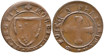 ФРАНЦИЯ ЖЕТОН ND TEGTIZ, MONETA NOVA, ДИАМЕТР 25 ММ. медь 3999-1313