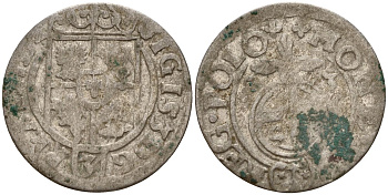 Польша 3 полкера (3 полторака - 1 крейцер) 1623 Сигизмунд III Ваза (1587-1632) Gorecki B.23 серебро 4158-1265