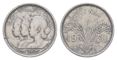 Южный Вьетнам 10 су 1953 KM 1 алюминий 4156-1112