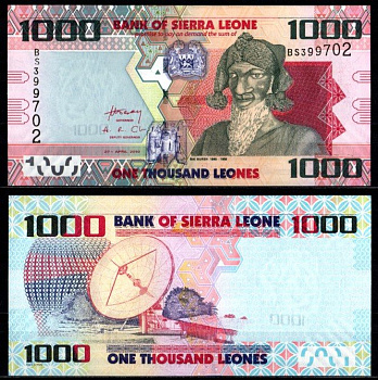 Сьерра-Леоне 1000 леоне 2010 Pick 30 a бумага UNC (пресс) 7217-8-1-1